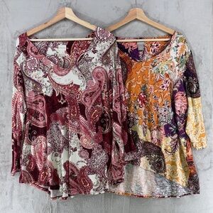 Bundle of 2 Chico's Women's Tops Size 3
